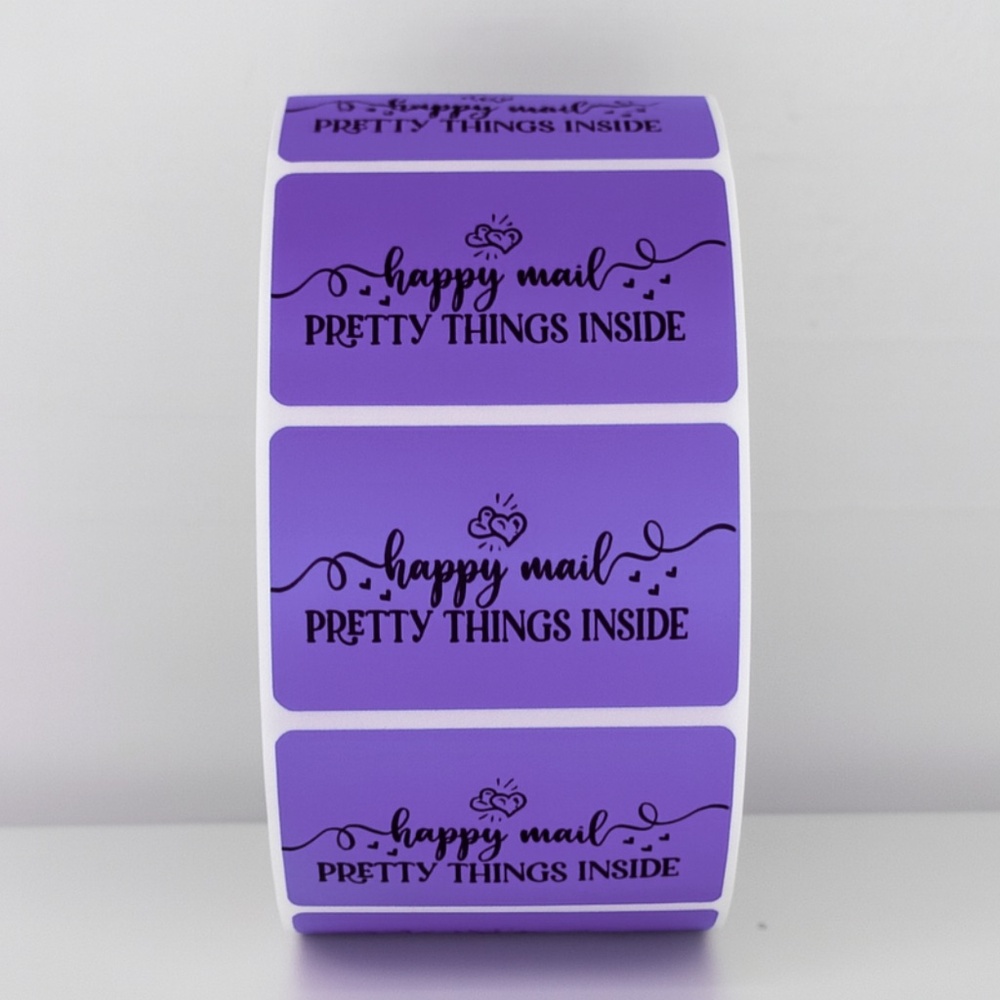 Happy Mail Stickers | Pretty Things Inside Labels | Cute Packaging stickers - Picture 4 of 11
